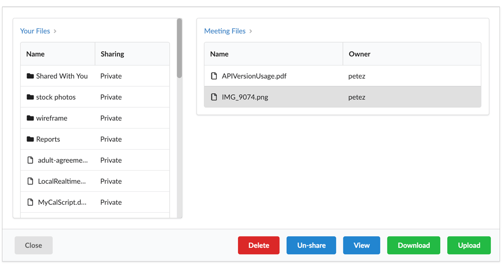 File Sharing