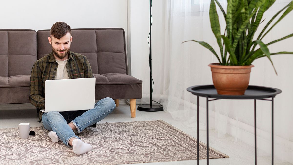 The best setup for video conferencing includes a clean, well-lit environment.